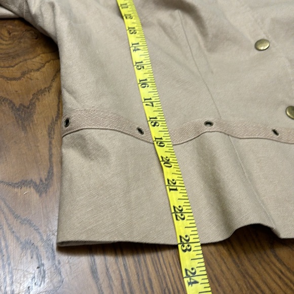 MELROSE Tan Linen Blazer - Picture 10 of 10